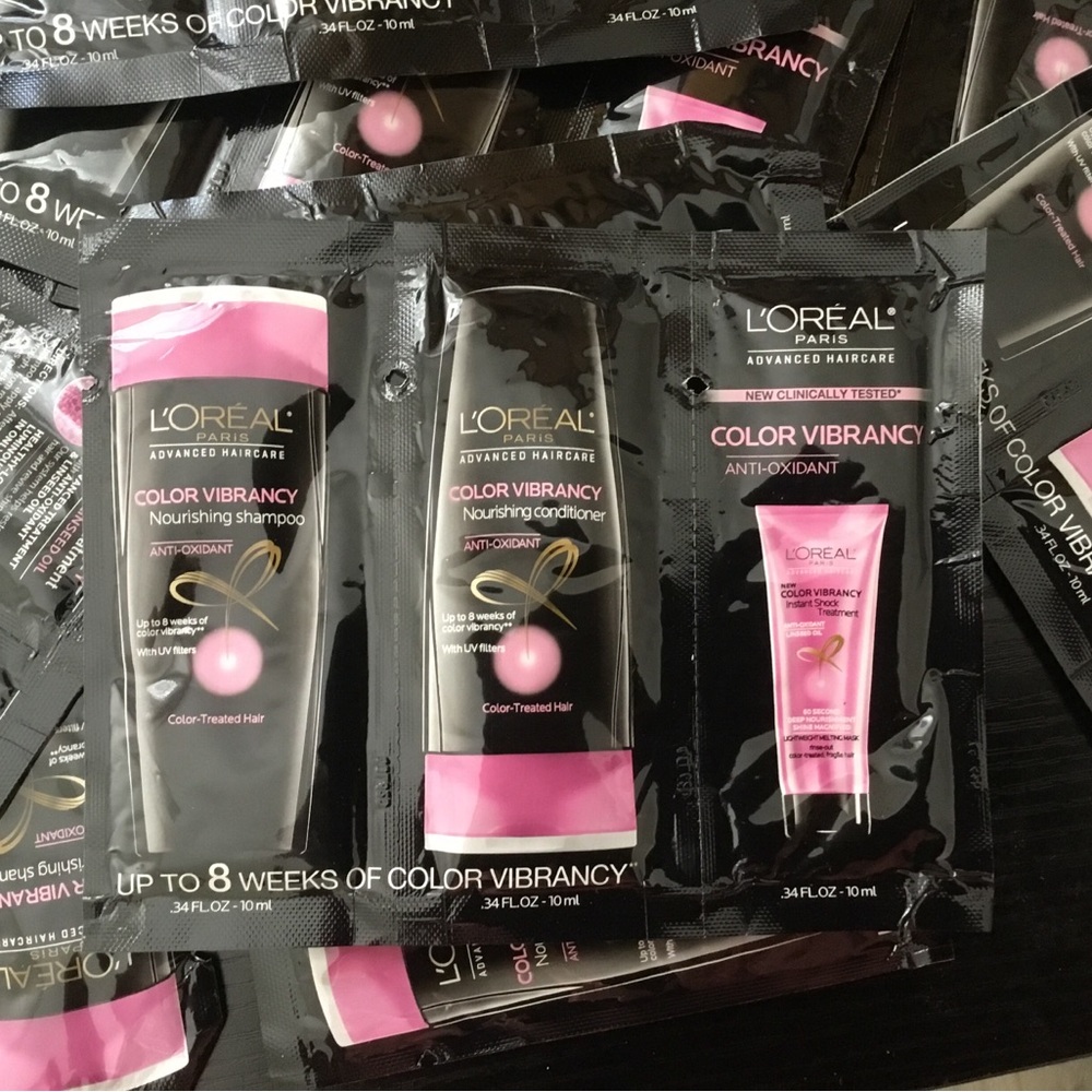 (170) L’Oréal Color Vibrancy Nourishing Shampoo & Conditioner Antioxidant